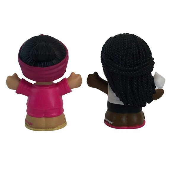 Fisher Price Little People Barbie Figures Astronaut African American Asian Girl - Picture 3 of 8